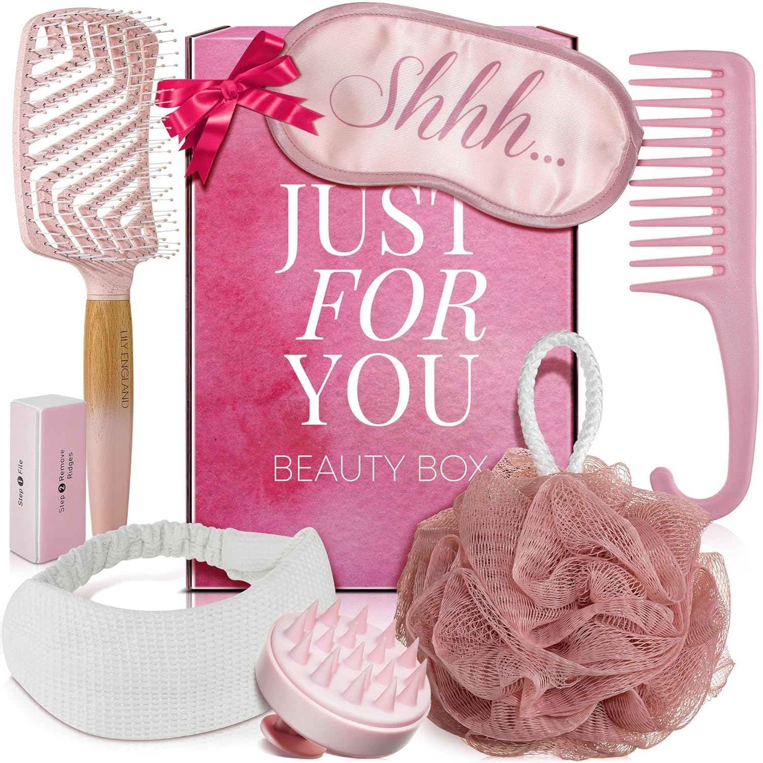 Amazon.com : Lily England Self-Care Beauty Gift Set for Women - 7